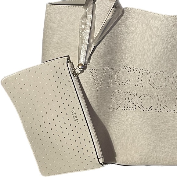 Victoria’s Secret Tote Bag with Makeup Case - Picture 2 of 7